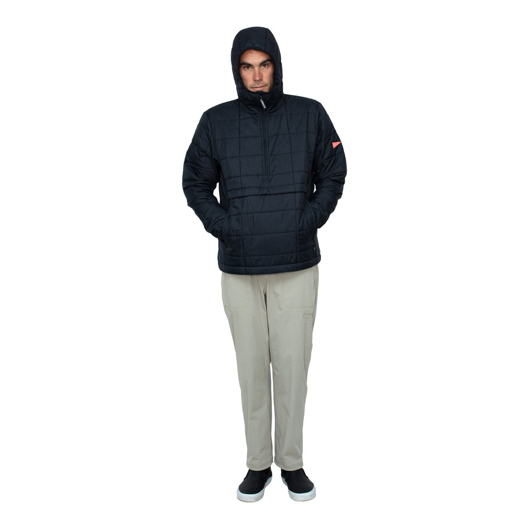 Color:Black-Florence Quilted PrimaLoft Anorak