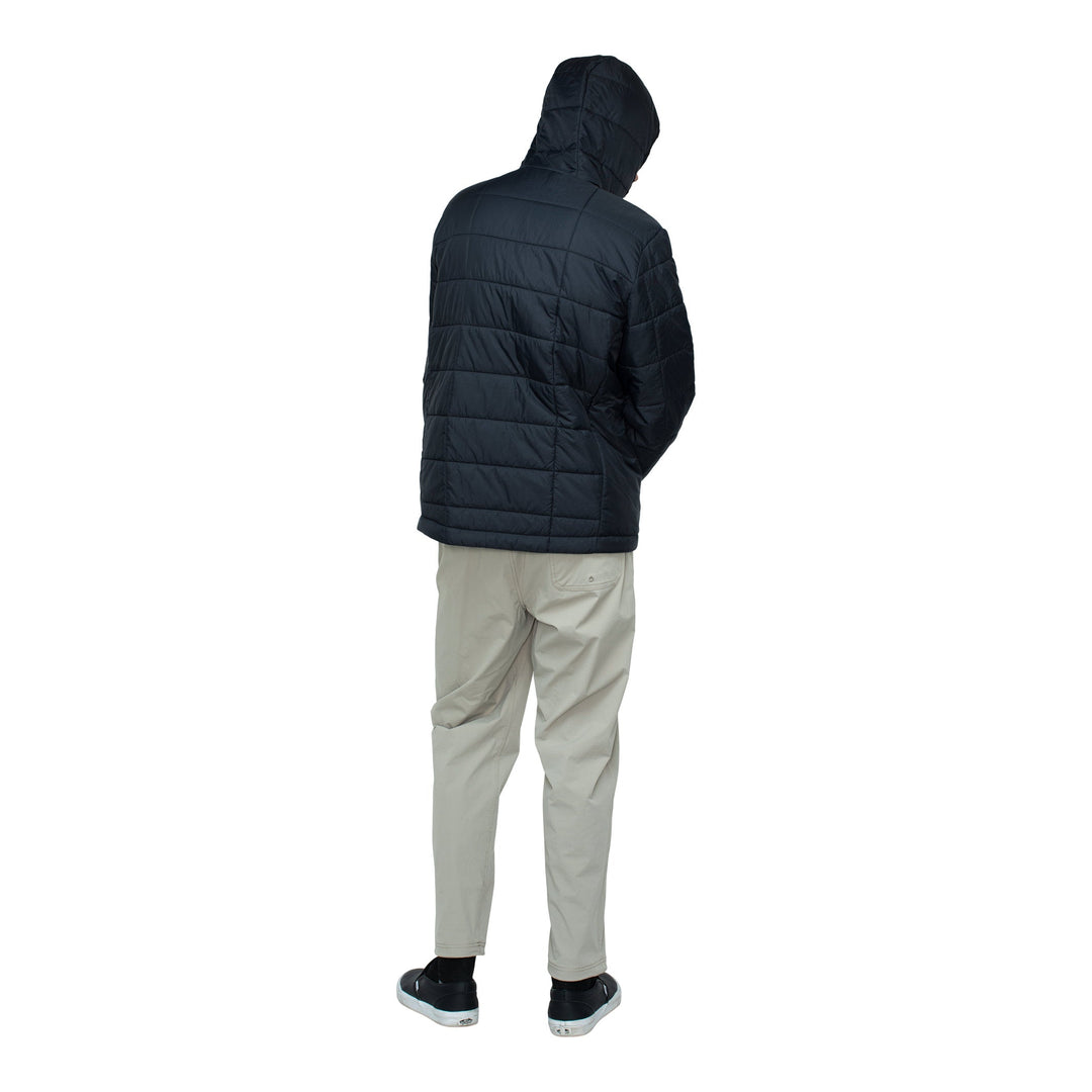 Color:Black-Florence Quilted PrimaLoft Anorak
