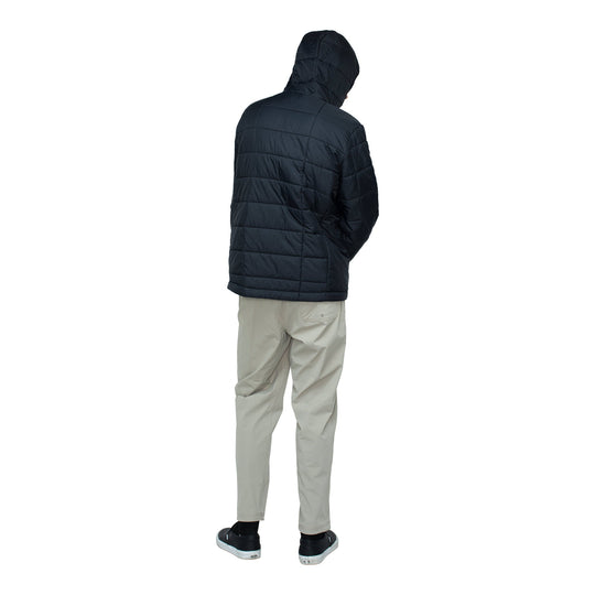 Color:Black-Florence Quilted PrimaLoft Anorak