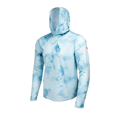 Color:Light Blue - Florence Sun Pro Stratus Hood Shirt