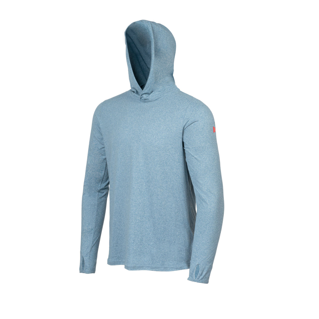Color:Heather Steel Blue-Florence Sun Pro Adapt L/S UPF Shirt
