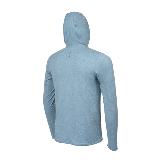 Color:Heather Steel Blue-Florence Sun Pro Adapt L/S UPF Shirt-alt