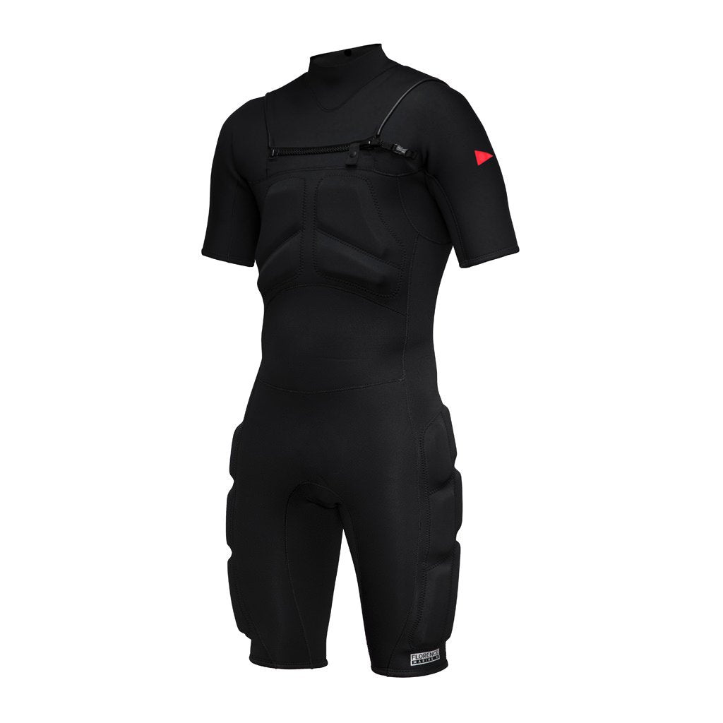 Color:Black-Florence 2mm Impact Springsuit Wetsuit