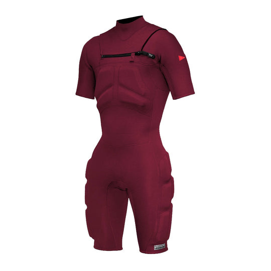 Color:Maroon-Florence Women's 2mm Impact Springsuit