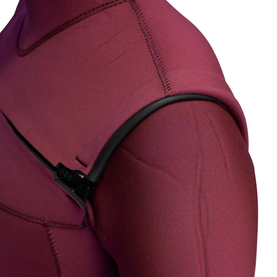 Color:Maroon-Florence Women's 3mm Fullsuit