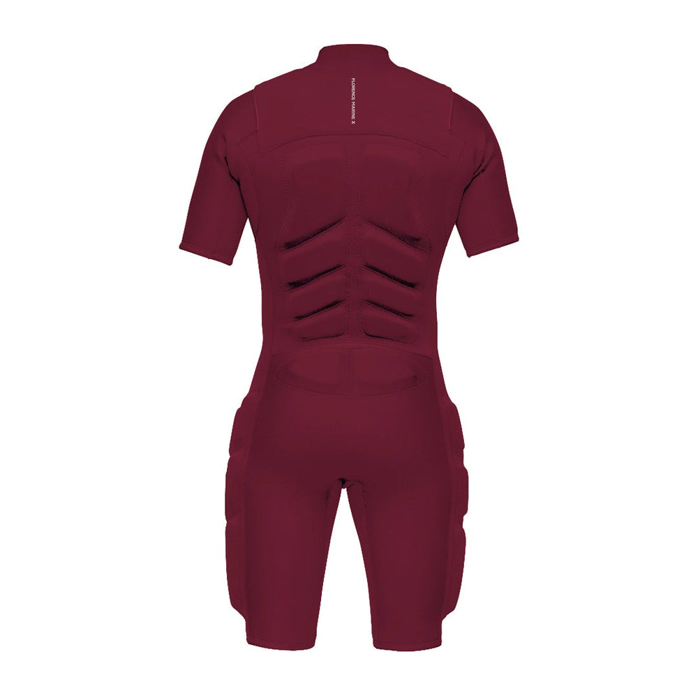 Color:Maroon-Florence 2mm Impact Springsuit Wetsuit  -alt