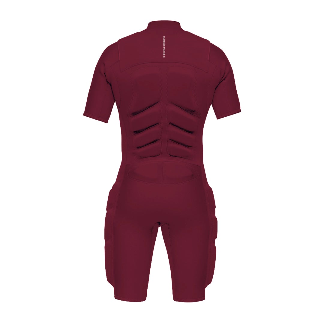Color:Maroon-Florence 2mm Impact Springsuit Wetsuit  -alt