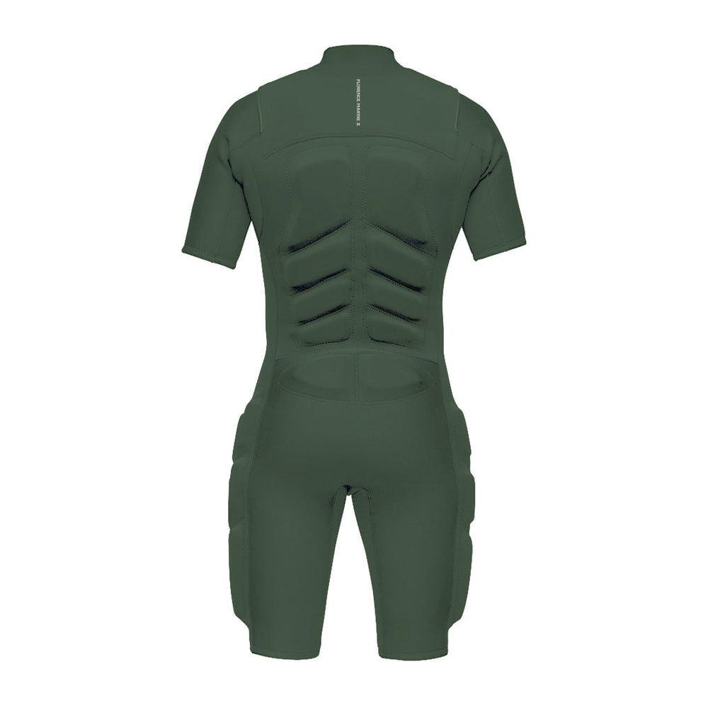 Color:Olive-Florence 2mm Impact Springsuit Wetsuit -alt