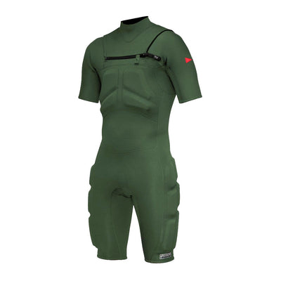 Color:Olive-Florence 2mm Impact Springsuit Wetsuit 